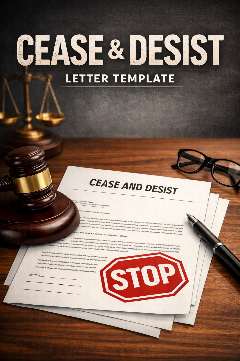 Cease and Desist Letter Template