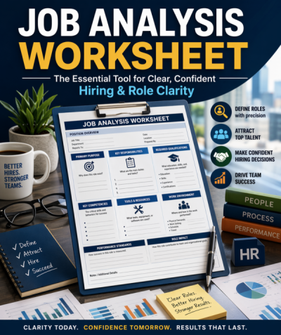 Job Analysis Worksheet – The Essential Tool for Clear, Confident Hiring & Role Clarity
