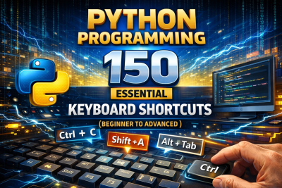 Python Programming – 150 Essential Keyboard Shortcuts (Beginner to Advanced)